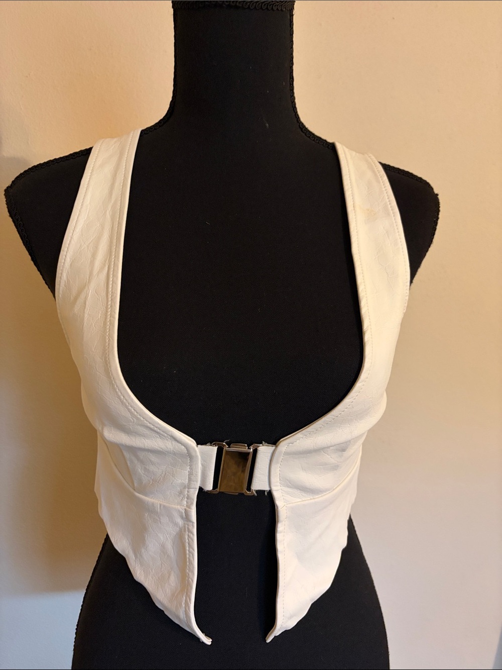 I.AM.GIA Cream Crop Top